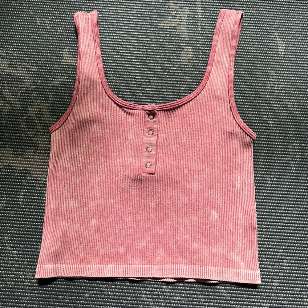 Aeropostale Cropped Ribbed Tank